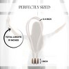 Evideco French Home Goods Magnetic Curtain Tiebacks – Double Braided Cord with Wooden Tips - 3 of 4