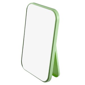 Unique Bargains Foldable Makeup Mirror Dressing Desk Bedroom Travel Portable Mirror for Girl Women - 1 of 4