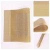 REGALWOVEN Kitchen Dining Table Decoration Washable Heat Resistant Wipeable PVC Placemats 8 Pcs - 2 of 4