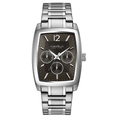 Men's Caravelle New York Analog Watch - Silver