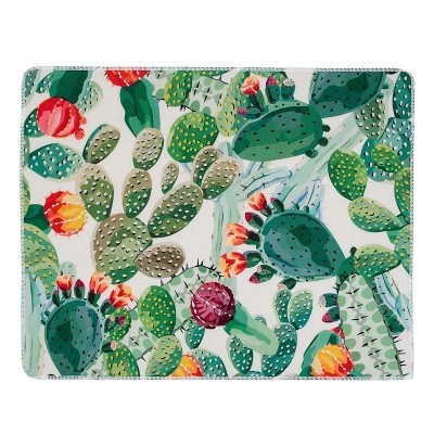 LunaLulinlk Microfiber Dish Drying Mat 16x18 inch, Super absorbent dish draining mat for Kitchen Counter Cactus-Green