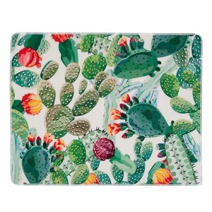 LunaLulinlk Microfiber Dish Drying Mat 16x18 inch, Super absorbent dish draining mat for Kitchen Counter Cactus-Green - 1 of 4