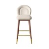 Hailey Velvet Stool - 3 of 4