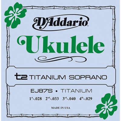 D'Addario EJ87S Titanium Soprano Ukulele Strings