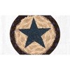 Earth Rugs Blue Star Round Coaster – 5" Eco-Friendly Country Home Accent - 3 of 3