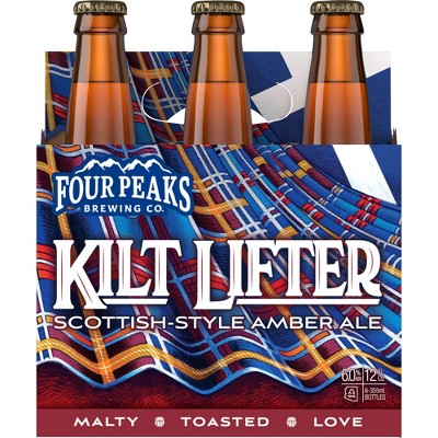 Four Peaks Kilt Lifter Scottish Style Ale Beer - 6pk/12 fl oz Bottles