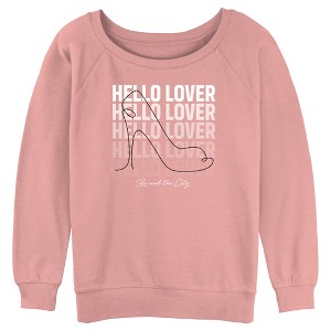 Junior's Women Sex and the City Hello Lover Shoe Sweatshirt - 1 of 3