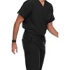 Hey Collection Mens Scrubs Set- V-Neck Scrub Top and Six Pocket Tapered Pant - 4 of 4