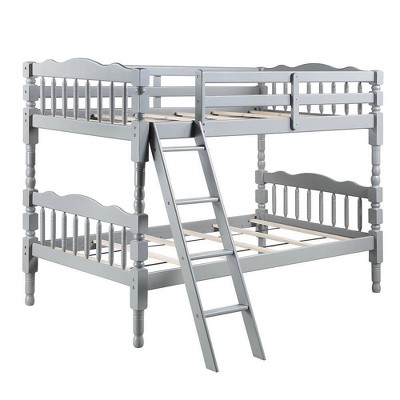 82" Twin/Twin Bunk Bed Homestead Convertible, Wood Frame - Acme Furniture