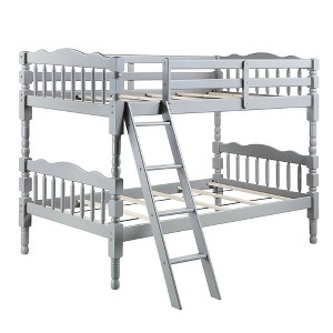 82" Twin/Twin Bunk Bed Homestead Convertible, Wood Frame - Acme Furniture - 1 of 4