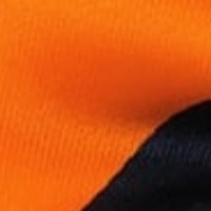 navy blue and orange