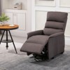 HOMCOM Power Lift Assist Recliner Chair for Elderly with Remote Control, Linen Fabric Upholstery - 2 of 4