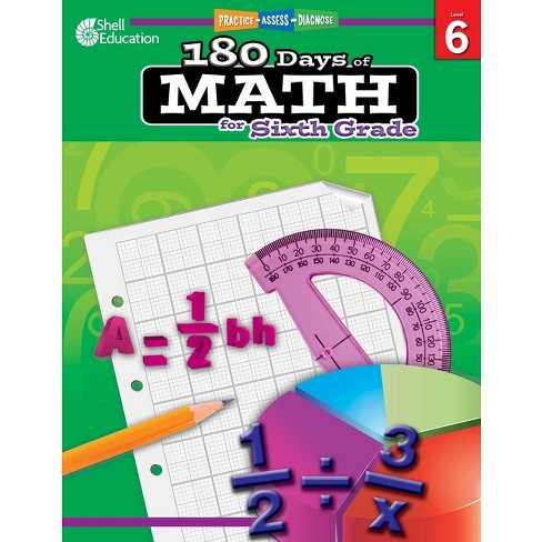 180 Days of Math for Sixth Grade - (180 Days of Practice) by Jodene Smith  (Paperback)