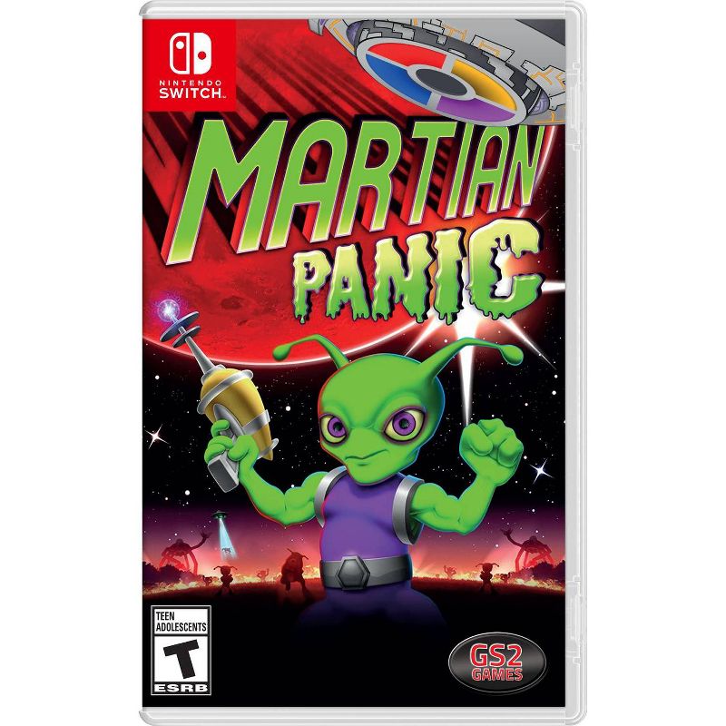 Martian Panic - Nintendo Switch: 1-4 Player Local Multiplayer, Sci-Fi Shooter Game with Comic Style, 1 of 10