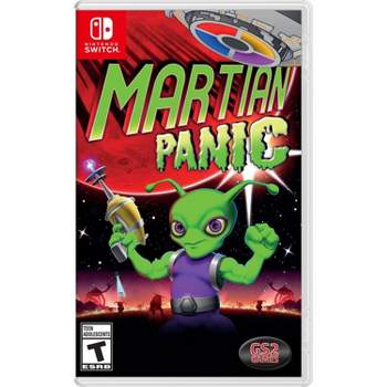 Martian Panic - Nintendo Switch: 1-4 Player Local Multiplayer, Sci-Fi Shooter Game with Comic Style