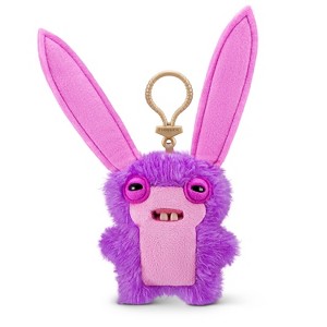 Fuggler 5" Lord Long Ears Key Ring Stuffed Animal - Pink: Monster Polyester Toy, Horror Doll Theme - 1 of 4