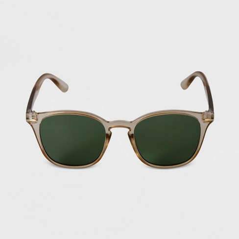 Men's Aviator Metal Sunglasses - Goodfellow & Co™ Black : Target