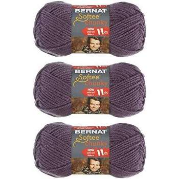 Bernat Softee Chunky Glowing Gold Yarn - 3 Pack of 100g/3.5oz - Acrylic - 6  Super Bulky - 108 Yards - Knitting/Crochet