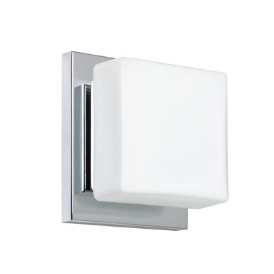 Besa Lighting Alex 1 - Light Vanity in  Chrome