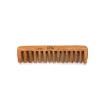 Bass Brushes Grooming Comb Premium Bamboo Teeth and Handle Pocket Style