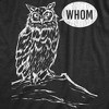 Mens Whom Owl T Shirt Funny Grammar Nerd Sarcastic Graphic Novelty Tee - Crazy Dog Men's T Shirt - 2 of 4