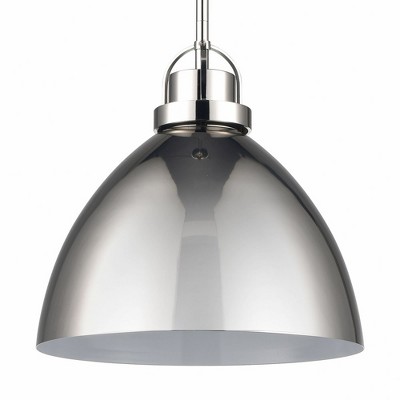 Somerville Polished Nickel Oversized Metal Pendant Light