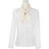 INSPIRE CHIC Women's Solid/Gradient Chiffon Square Soft Sheer Neck Scarves Neckerchief - 2 of 4