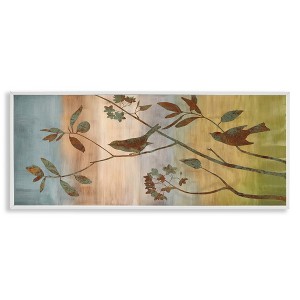 Stupell Industries Collaged Bird Nature Silhouette, 30" x 13" - 1 of 4