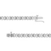 Haus of Brilliance Silver 1/6 Cttw Miracle Set Diamond Infinity Link and Station Tennis Bracelet - 3 of 4