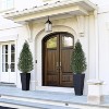 Artificial Topiary Trees for Outdoors, Outdoor Artificial Cedar Tree Set of 2, Uv Resistant Faux Cedar Trees for Front Porch Door, Outdoor - 3 of 4