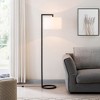 Hudson and Canal 64" Tall Floor Lamp with Fabric Shade - 3 of 4