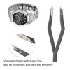 Unique Bargains V Shaped Watch Spring Bar Tweezers Aluminum Alloy Watch Repairing Tool - 3 of 4