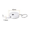 Unique Bargains Soft Flexible Rulers and Measuring Tools Dual-sided Tape with Key Chain 1.5m/60inch 2 Pcs - 2 of 4