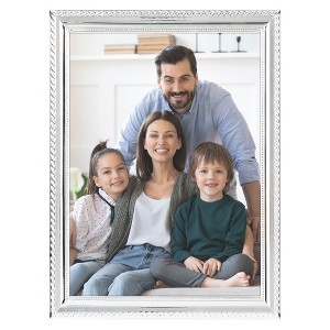 Unique Bargains REGALWOVEN Tabletop Family Decor Modern Vertical Metal Picture Frame 1 Pc - 1 of 4