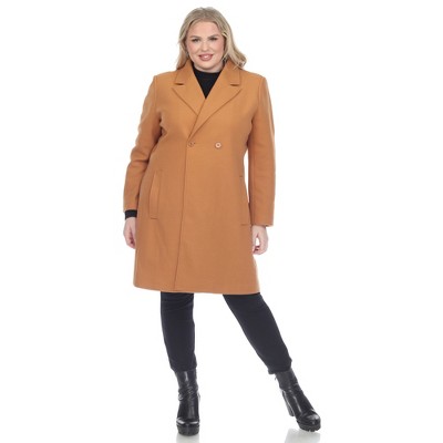 Plus Size Classic Walker Coat-White Mark