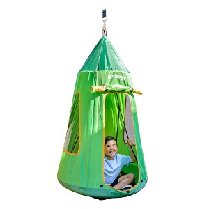 gobaplay FlyMax Saucer Tree Swing with Tent, 39