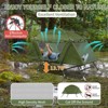Karl Home | Military-green Camping Cot with Canopy - 2 of 4