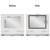 Amanti Art Mirror Makeover Bathroom Mirror Frame Border Kit - Fully Assembled Peel and Stick Frame - Mirror NOT Included - Rustic Plank Narrow Trim - 4 of 4