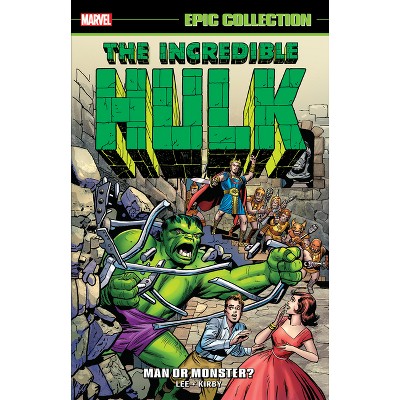 Incredible Hulk Epic Collection: Man or Monster? [New Printing 2] - by  Stan Lee (Paperback)
