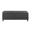 NicBex Ottoman with Storage Bench Storage Organizer Ottoman Tufted Top Soft Close Storage Bench for Entryway Bathroom Bedroom - 2 of 4