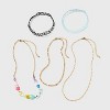 Girls' 5pk Rainbow Icons Necklace Set - art class™ - 2 of 4