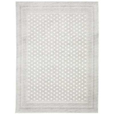Oriental Weavers Montecito 094W8 White/ Grey Indoor Area Rug - 3'3" x 5'