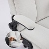 VINGLI Rolling Ergonomic Office Desk Chair with Padded Flip-up Arms, 360° Swivel High Back Executive Computer Chair with Wheels, - 4 of 4