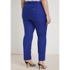 ELOQUII Women's Plus Size Kady Fit Double-Weave Pant - 3 of 4