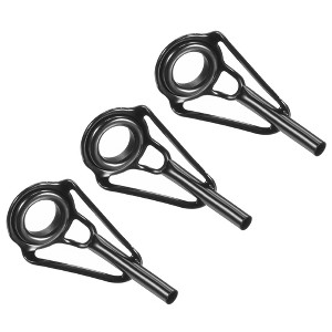 Unique Bargains Tube Dia Fishing Rod Tips Repair Kit Stainless Steel Ring Guide - 1 of 4