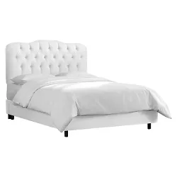 Seville Microsuede Upholstered Bed - Skyline Furniture