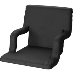 USB Power Bank Not Included Bleacher Chair with Heating Technology Back Support Driftsun Heated Reclining Stadium Seat Folding Sport Chair Reclines Perfect for Bleachers Lawns and Backyards 
