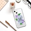 OTM Essentials Apple iPhone 15 Plus/iPhone 14 Plus Monogram Clear Tough Edge Floral Script Case - 2 of 4