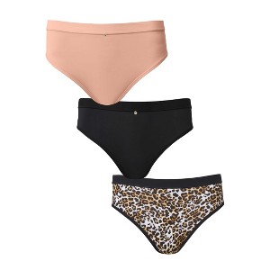 VENUS Womens Pearl By VENUS® Retro High Leg Panty 3 Pack - 1 of 4