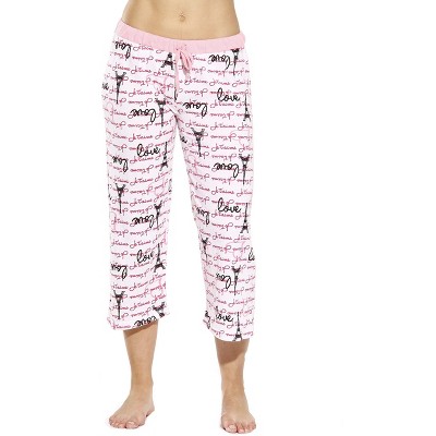 Just Love 100% Cotton Women's Capri Pajama Pants Sleepwear - Comfortable and Stylish